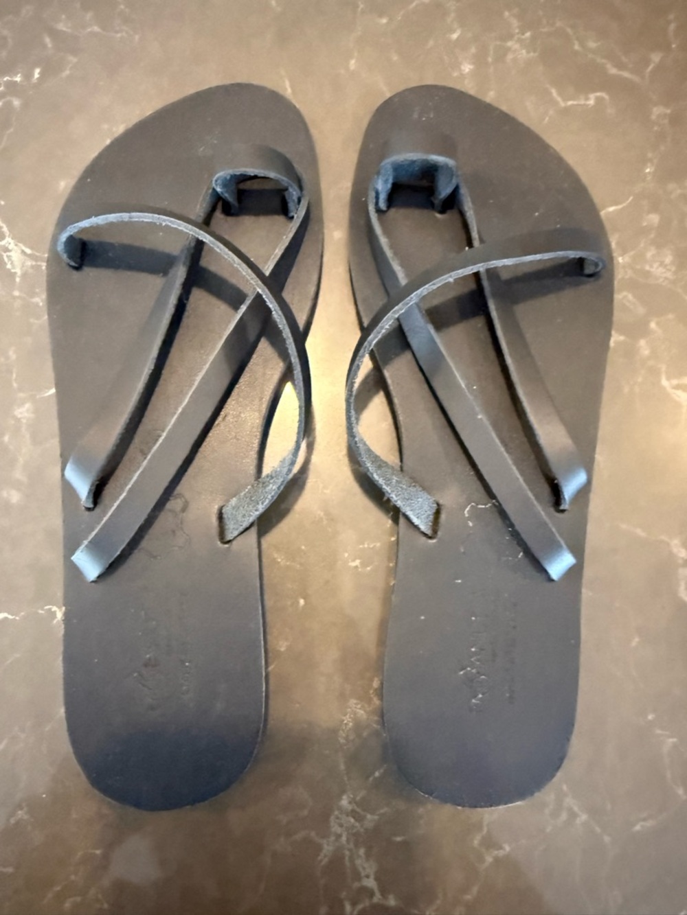 Classic Women's Black Strappy Sandals - Minimal Slide